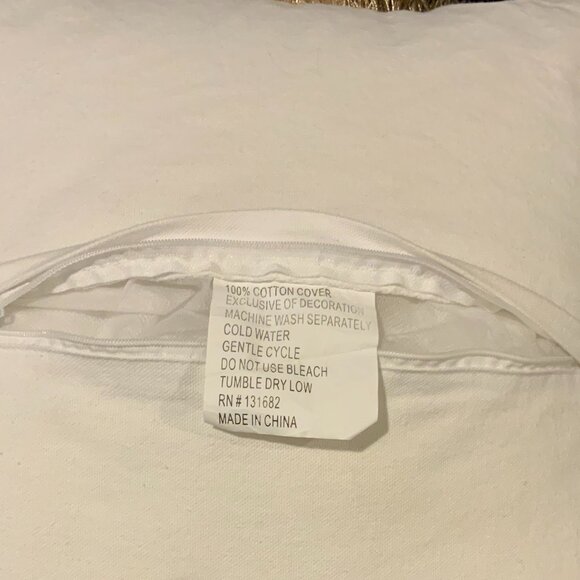 Decorative Fringe Square Pillow with Sea Coral Reef Design 100% Cotton - Picture 6 of 9